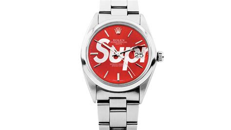 rolex suprem|supreme x Rolex perpetual date.